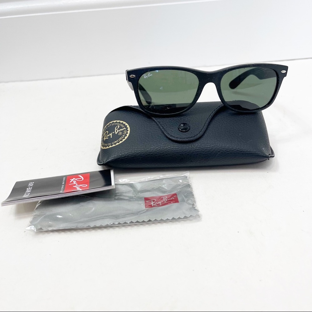 Ray Ban Sunglasses Wayfarer Matte Black Rectangle